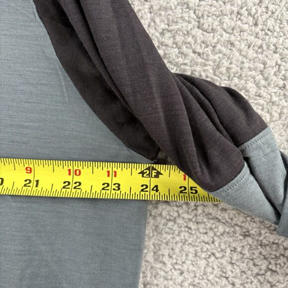 Patagonia Shirt Mens Extra Large XL Merino Wool Blend 3/4 Sleeve Bike Jersey - Picture 5 of 14